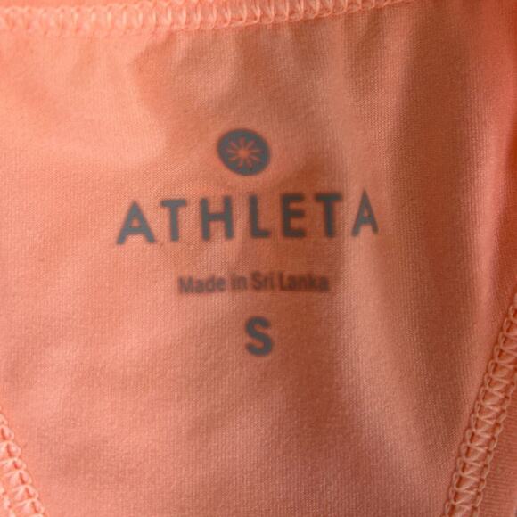 Athleta Tank Top Women's Racerback Size Small Peach - Picture 5 of 7